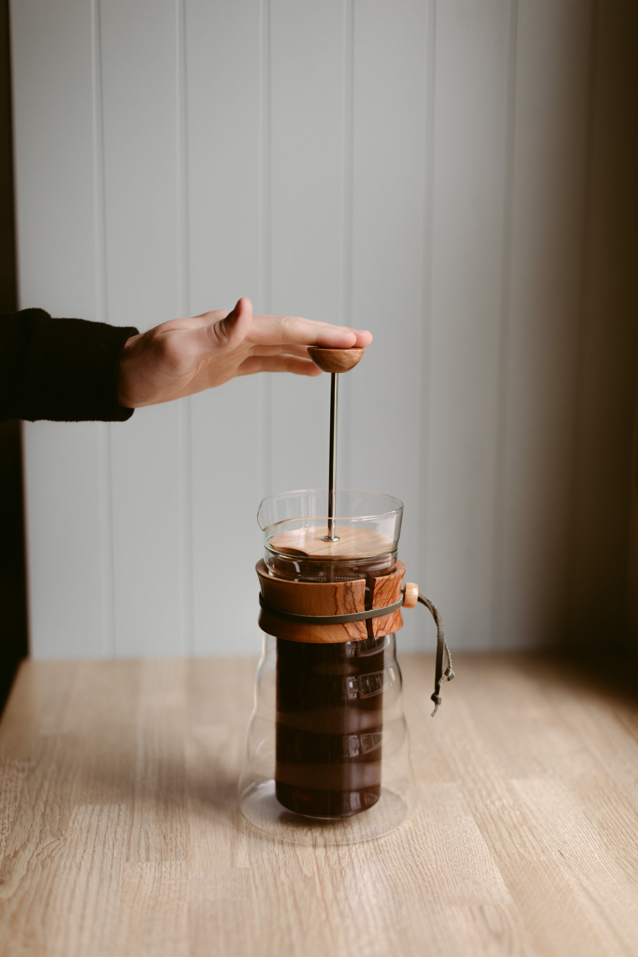 Hario Olive Wood French Press - Grounds for Change